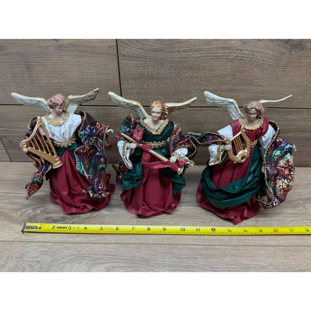 Fabric Mache Christmas Angels 8